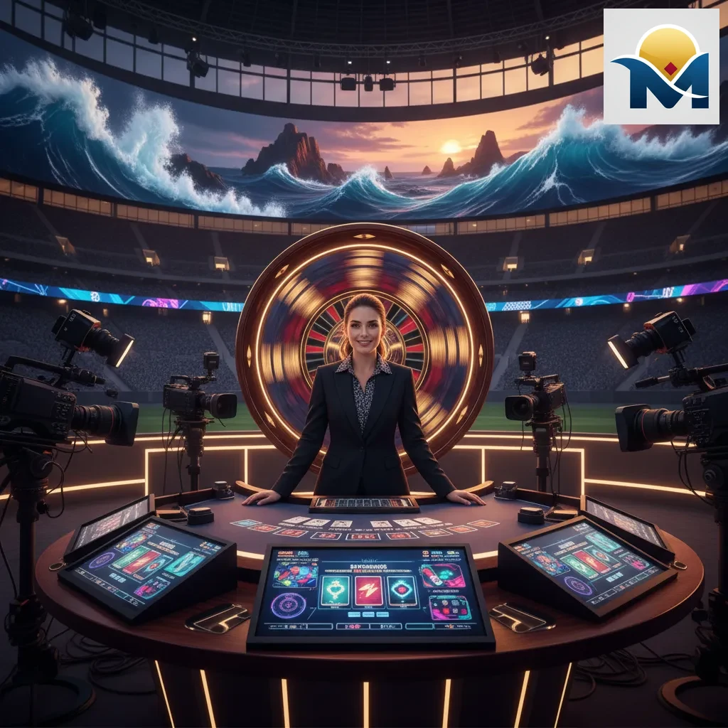 Mesa de cartas de blackjack com fichas de aposta e cartas distribuídas na mesa verde